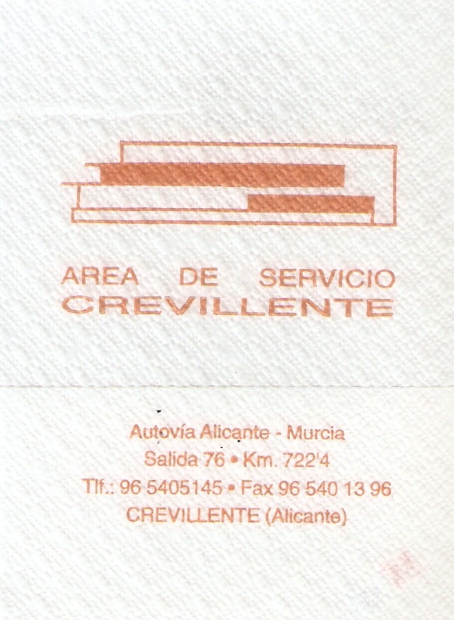 AREA DE SERVICIO CREVILLENTE (CREVILLENTE)