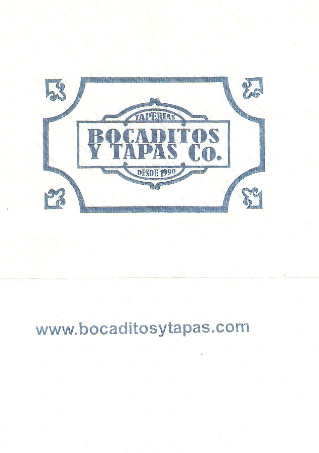 BOCADITOS Y TAPAS