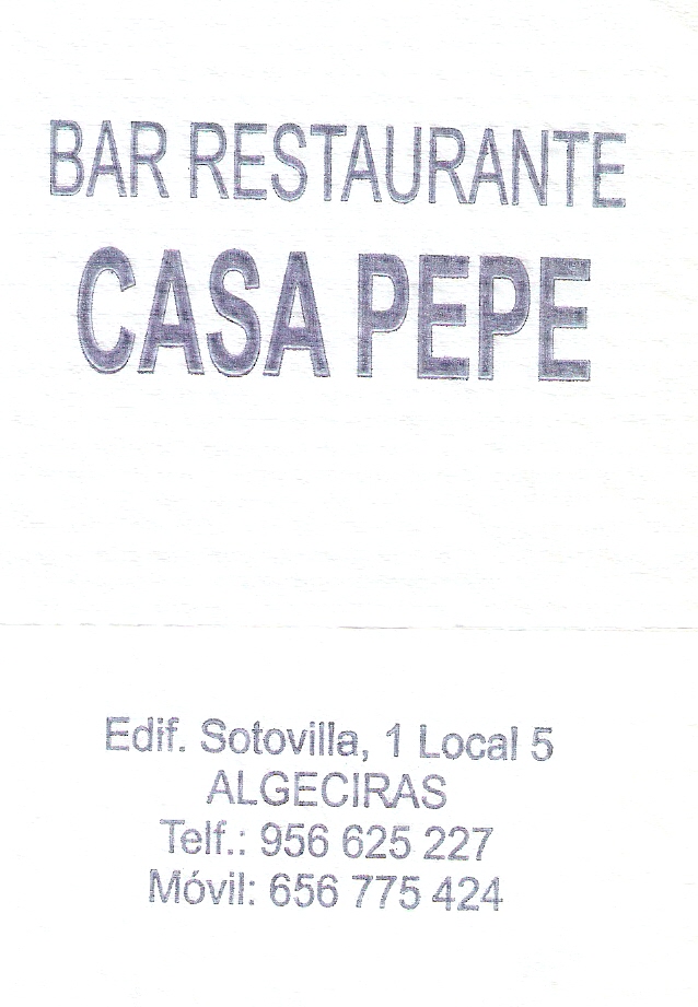 CASA PEPE (ALGECIRAS)