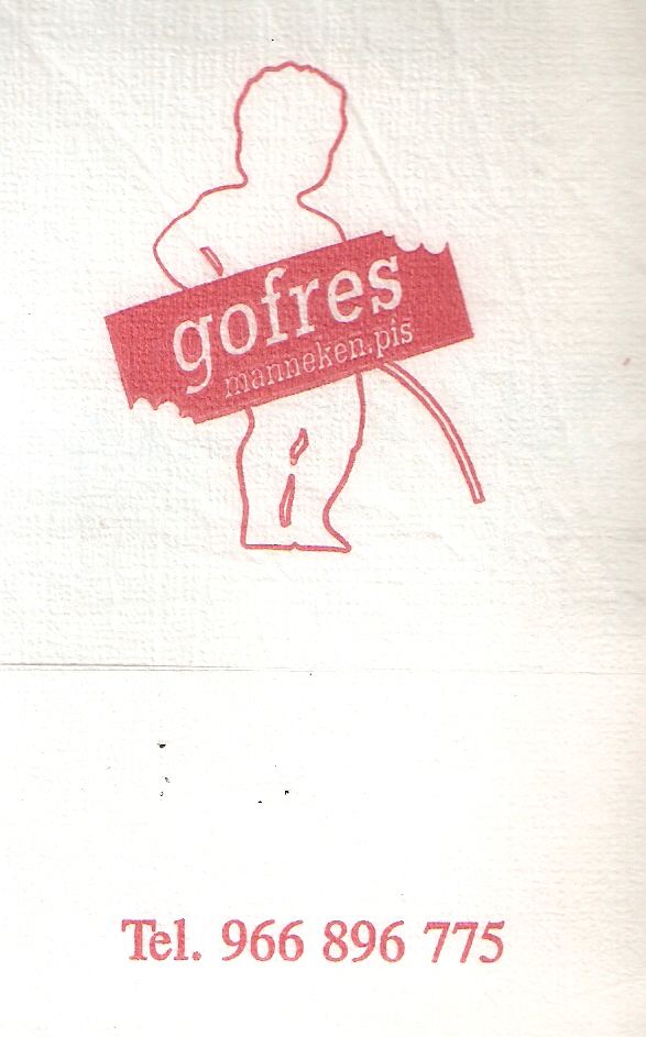 GOFRES MANNEKEN PIS