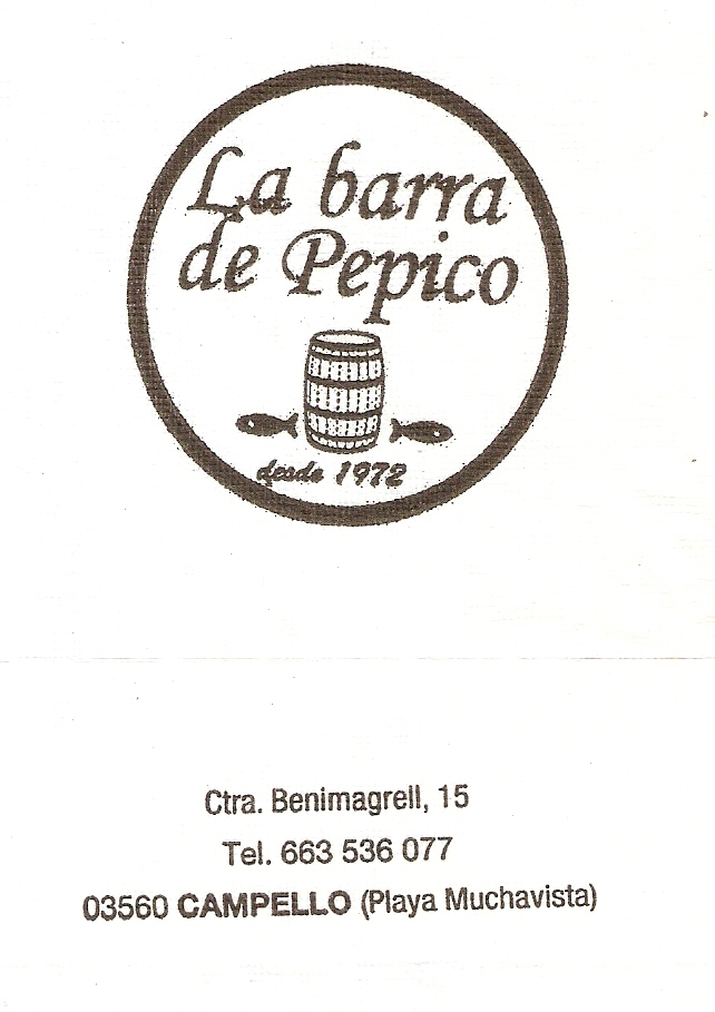 LA BARRA DE PEPICO (CAMPELLO)