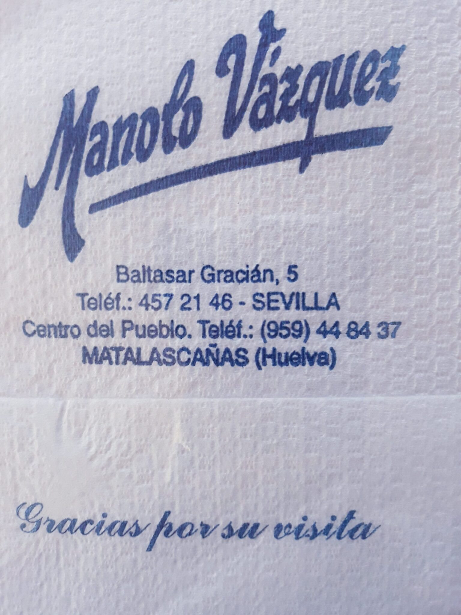 MANOLO VAZQUEZ (MATALASCANAS)