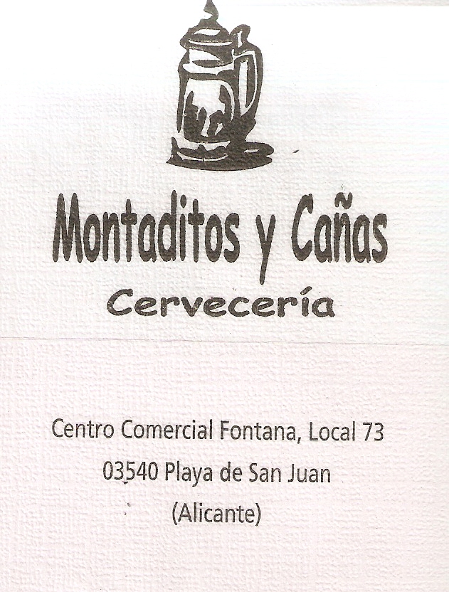MONTADITOS Y CANAS (PLAYA DE SAN JUAN)