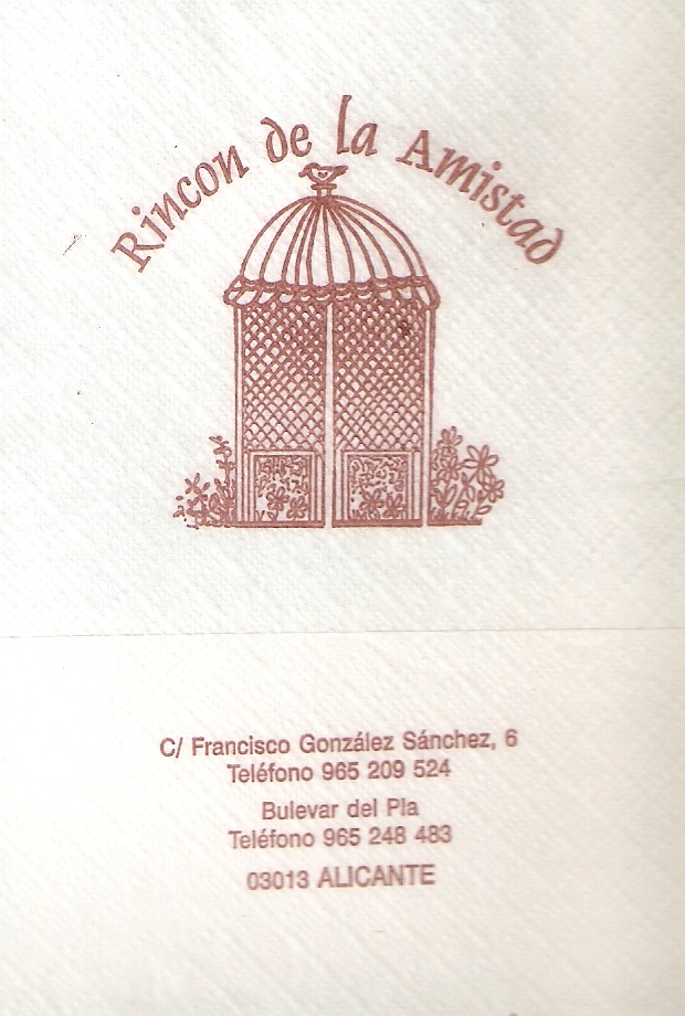 RINCON DE LA AMISTAD