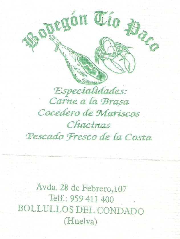 TIO PACO (BOLLULLOS DEL CONDADO)