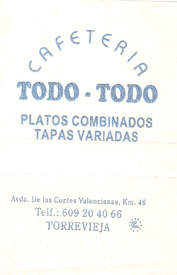 TODO TODO (TORREVIEJA)