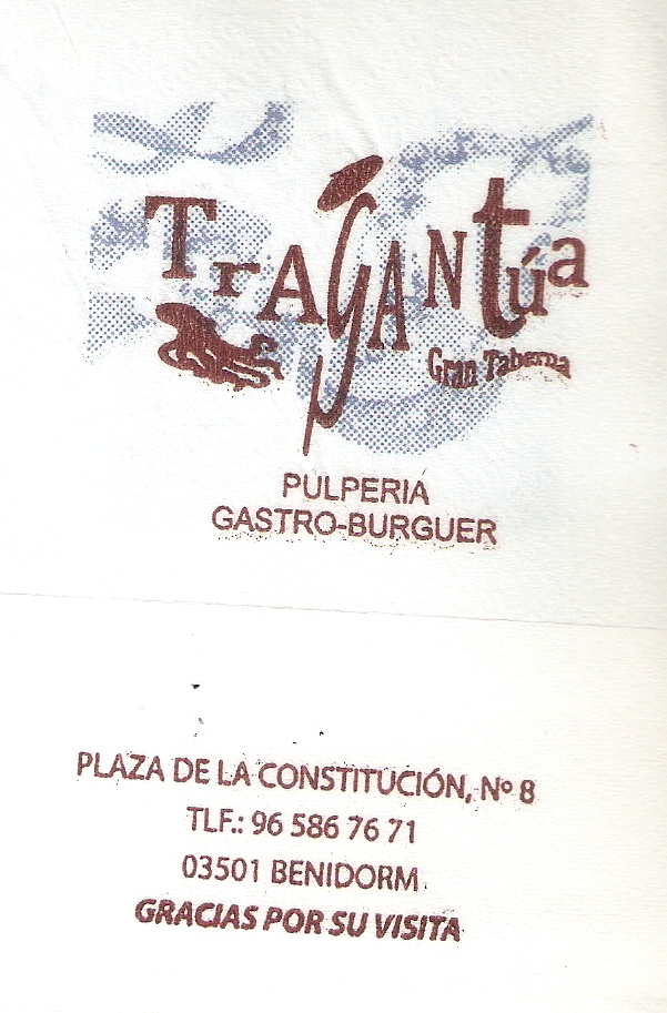 TRAGANTA (BENIDORM)