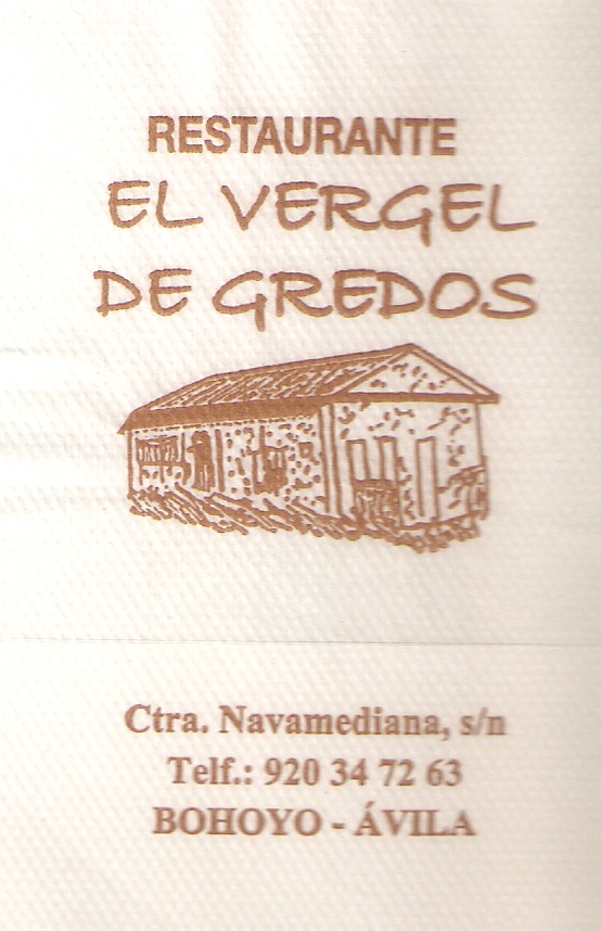 EL VERGEL DE GREDOS (BOHOYO)