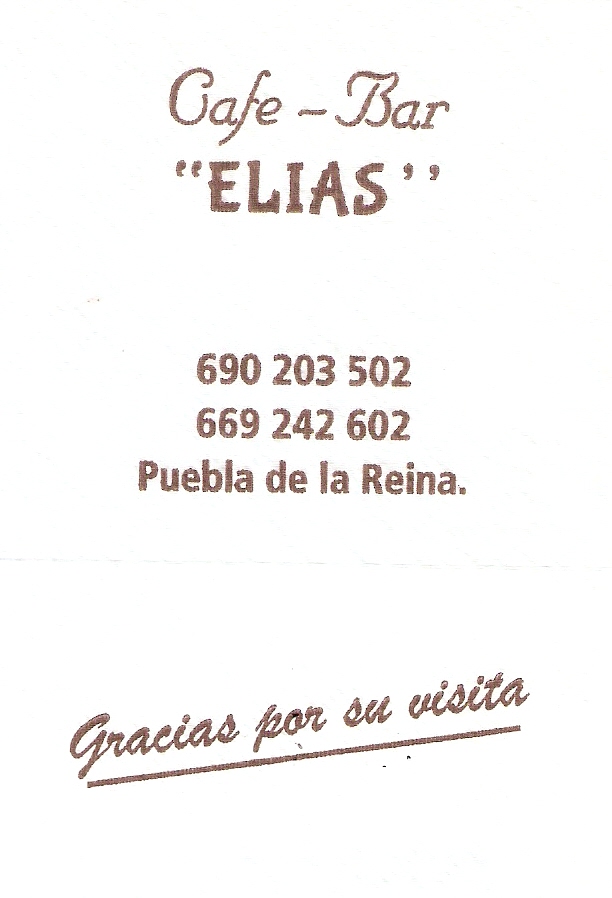 ELIAS (PUEBLA DE LA REINA)