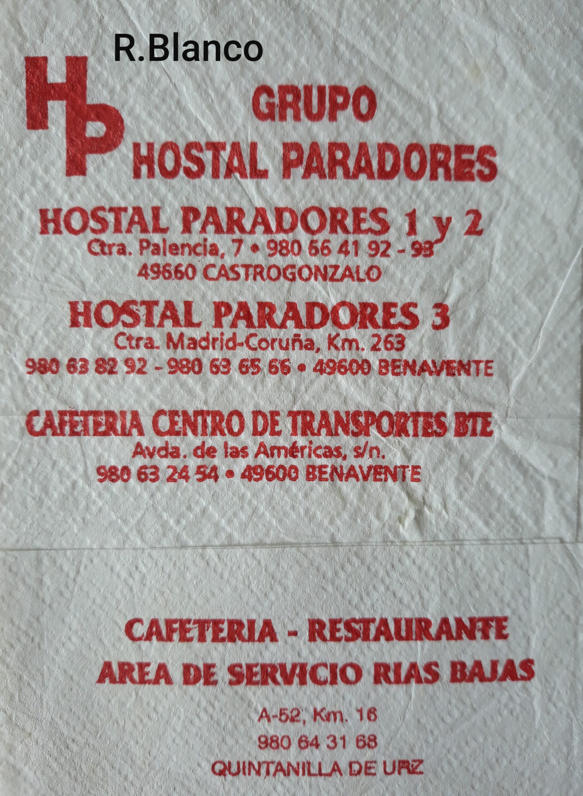 HOSTAL PARADORES (QUINTANILLA DE URZ)