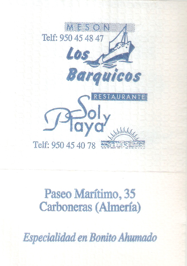 LOS BARQUICOS (CARBONERAS)