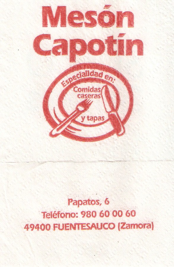 MESON CAPOTIN (FUENTESAUCO)