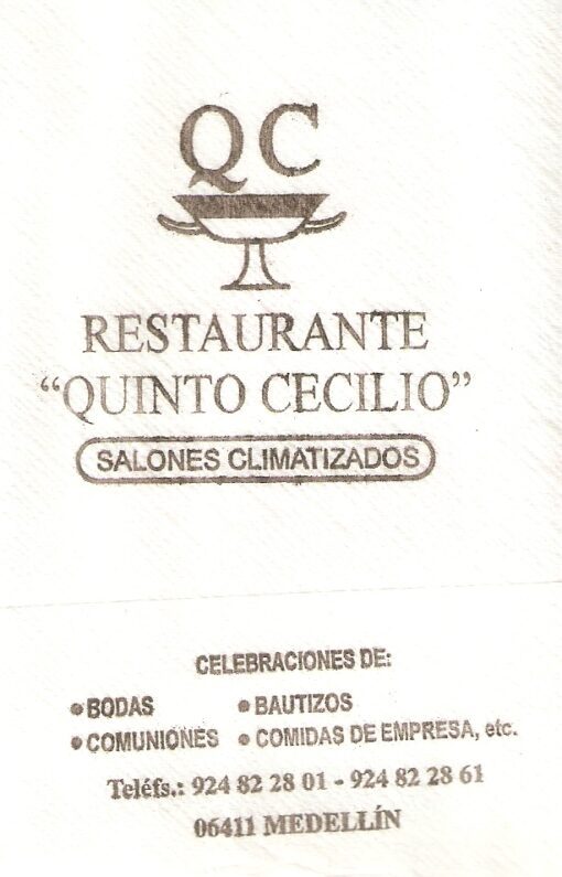 QUINTO CECILIO (MEDELLIN) Cervezas Coleccion