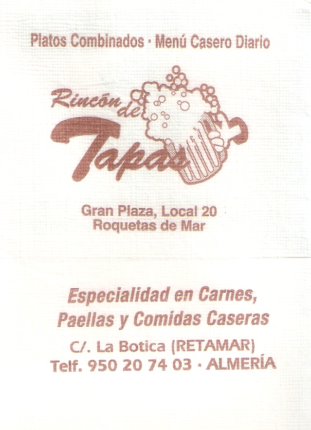 RINCON DE TAPAS (RETAMAR)