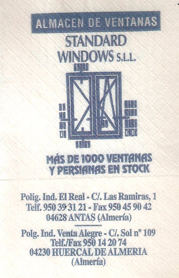 STANDARD WINDOWS (HUERCAL DE ALMERIA)