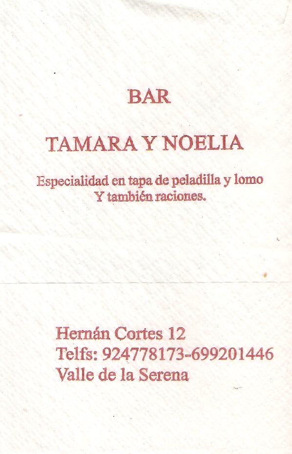 TAMARA Y NOELIA (VALLE DE LA SERENA)