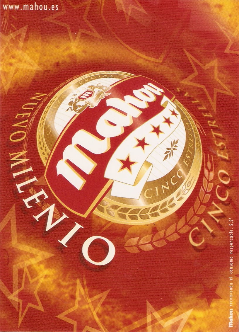 MAHOU CINCO ESTRELLAS NUEVO MILENIO